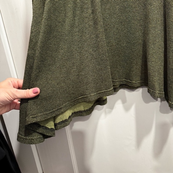 Cut Loose Green Cowl Neck Tunic XL lagenlook oversized Spring Artsy Boho Hippie - Picture 6 of 10